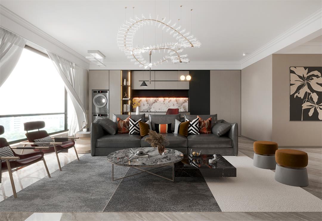 民生北府133㎡ | 沒跟風(fēng)！自己做主裝了現(xiàn)代風(fēng)的家，實(shí)用又耐看！